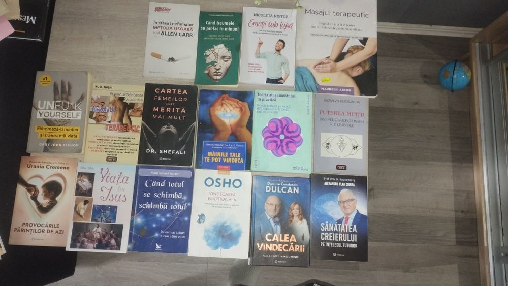 Vând cărți psihoterapie ,psihologie , spiritualitate, dezvoltare personala