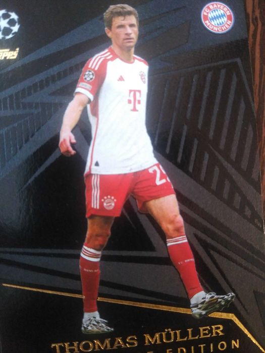 Card FIFA Match Attach black edge Thomas Muller