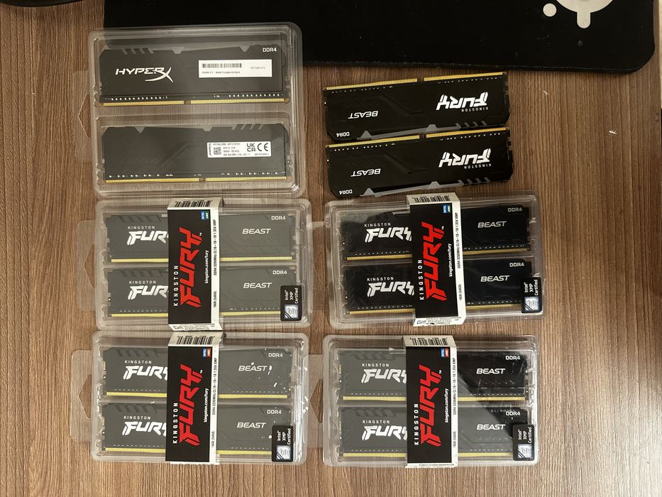 ОЗУ Kingston Fury DDR4 16GB 8+8 3200 есть кол-во
