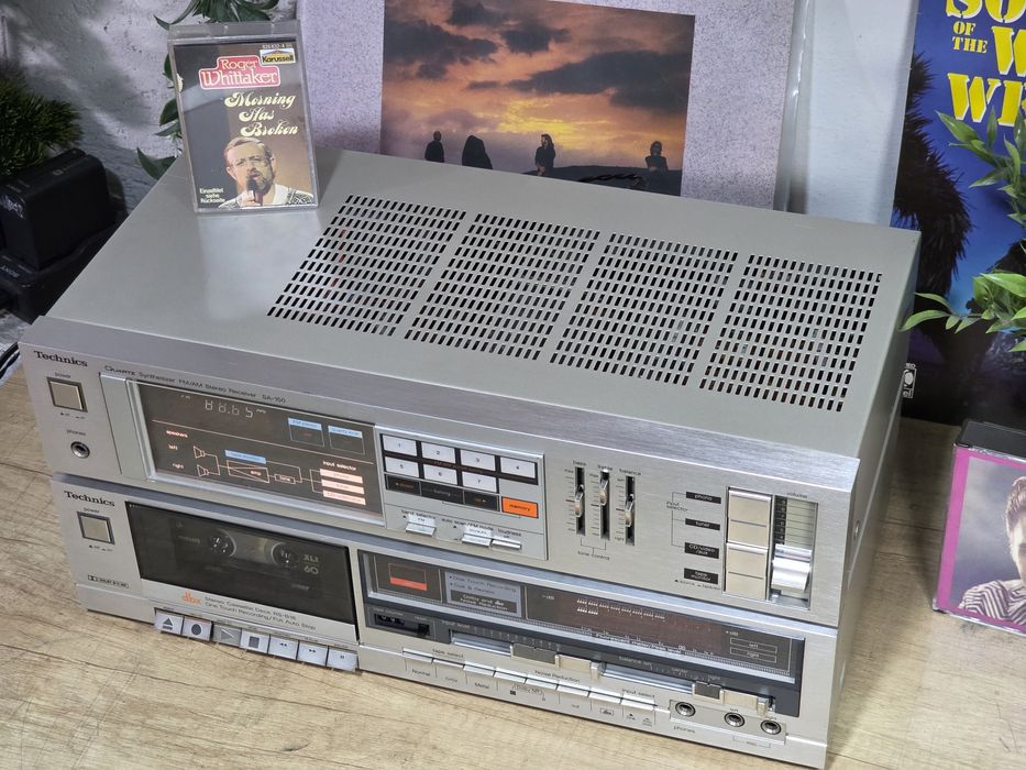 Sistem audio TECHNICS,  receiver SA-150, casetofon deck  RS-B18 DBX