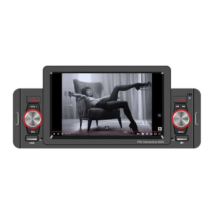 Автомобилен MP5 плейър - 1 DIN, 5" дисплей, Bluetooth, CarPlay, FM