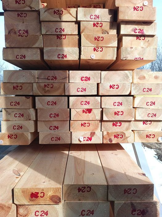 Конструктивна дървесина - сухи дъски и талпи