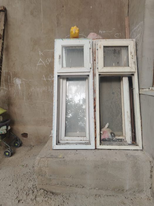 Пластик терезе 6шт