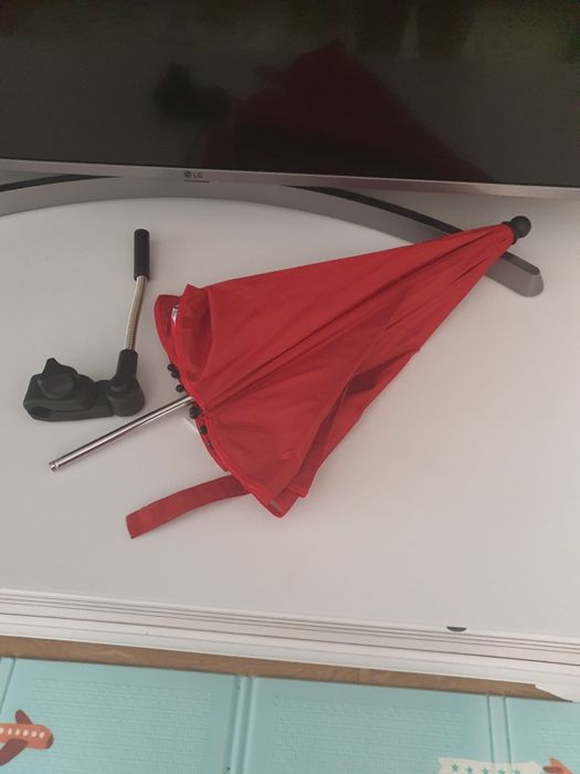 Umbrela soare / ploaie protecție UV rosie copii fetite universala