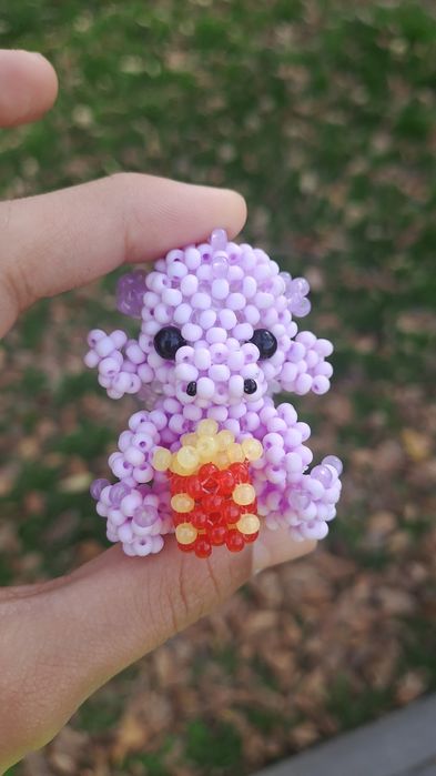 Игрушки-брелки из бисерана заказ