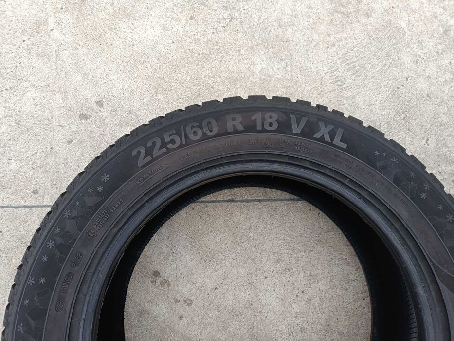 Doua anvelope iarna 225 60 18 semperit speed grip 5 cu 7,5 mm 2722