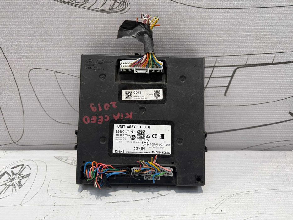 Modul confort / Unitate I.B.U. KIA Cee'd III 95400J7JN0 2019 / [2018+] / (5B3)