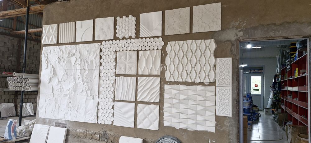 3 Д Панели из Гипса