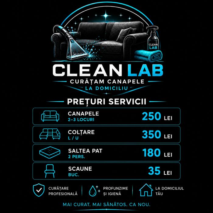 Servicii curatare tapiterii