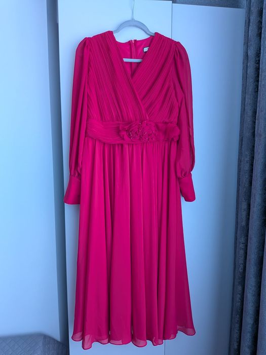 Rochie eveniment roz siclam