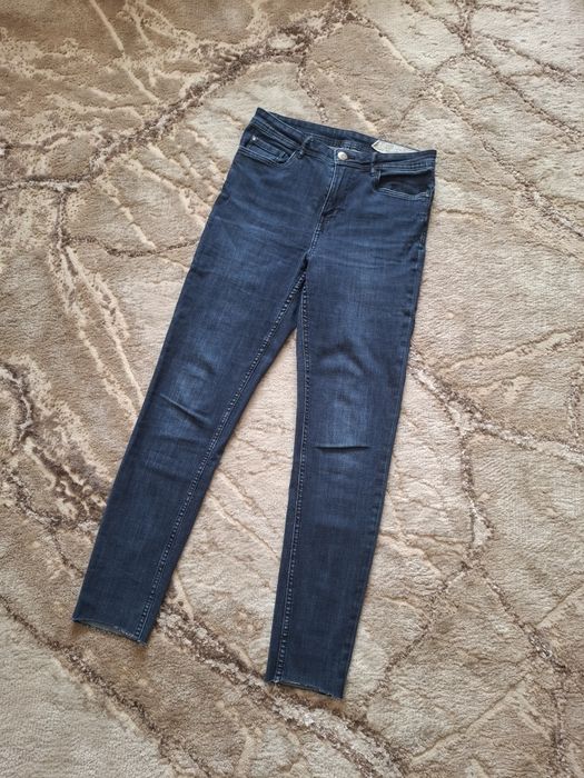 Blugi dama elastici, talie inalta