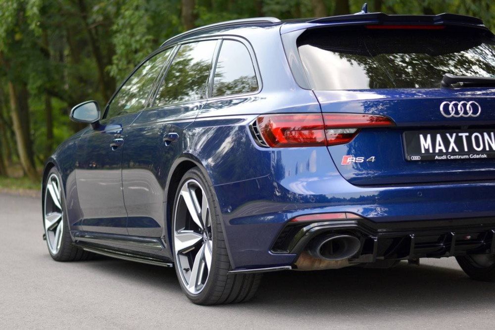 Prelungiri Laterale Bara Spate compatibile cu Audi RS4 B9 Avant Maxton Design LICHIDARE STOC