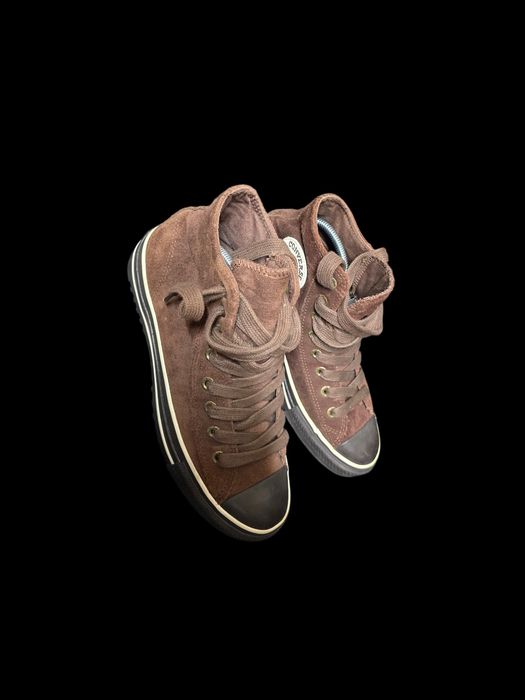 Converse Chuck Taylor All Star – велурени, кафяви, висок модел