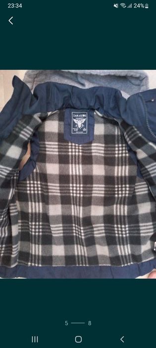 Осенняя куртка Zara 4-5лет