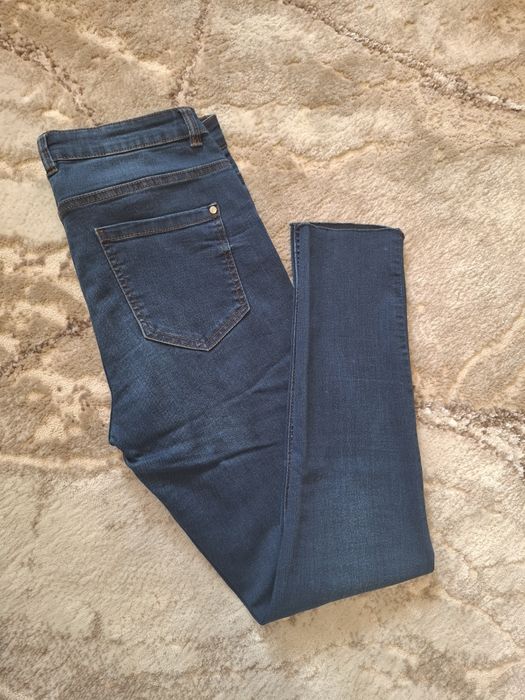 Lot 2 perechi blugi dama, elastici, talie inalta