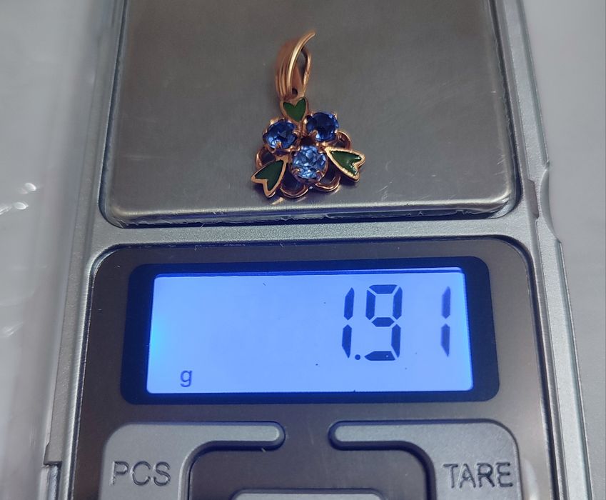 Золотой кулон СССР 1,90гр