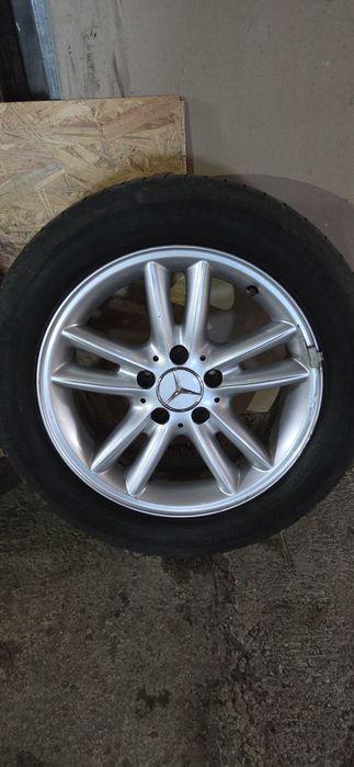 MERCEDES оригинални джанти със летни гуми 205/55/16 7J×16 ET37 5×112