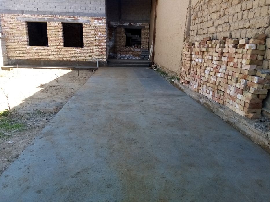 Шлакаблок,гишт стяшка, бетон ишларини киламиз.шлакаблок терамиз