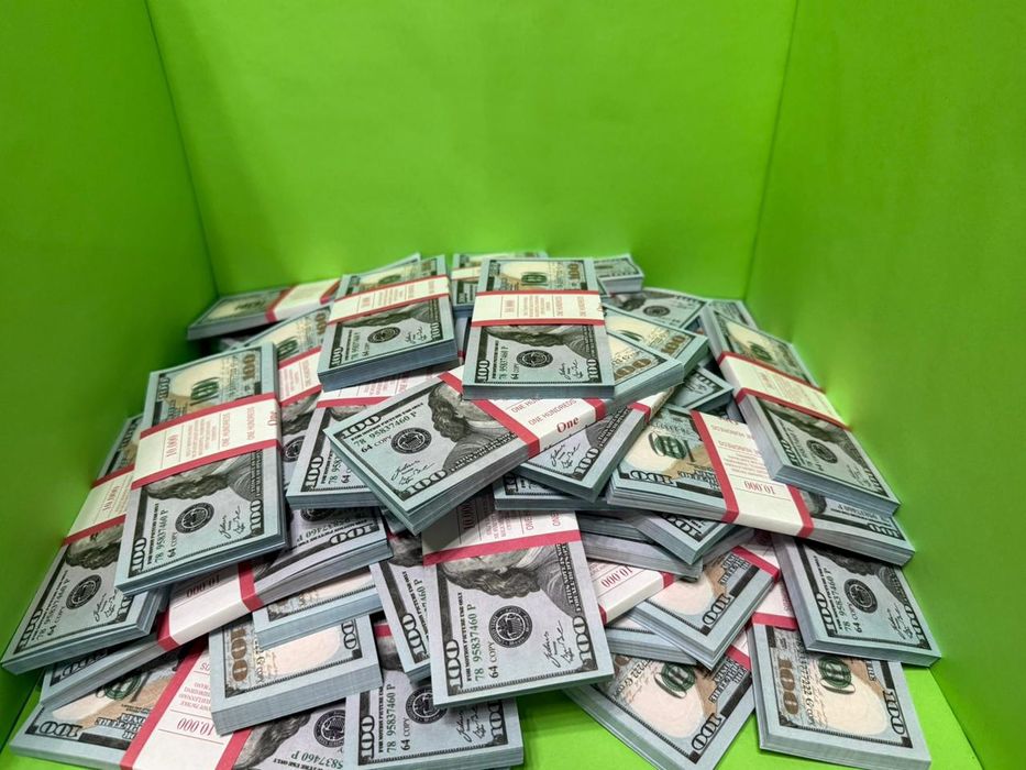 Фальшивые 100$ доллары, купюры, 100 долларов