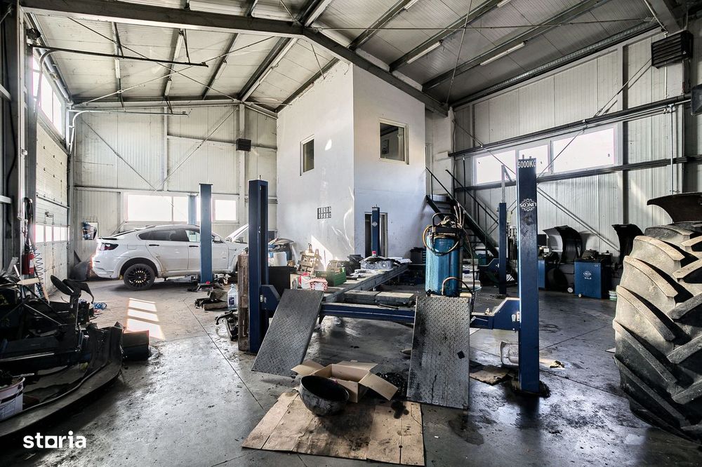 Hală industrială de închiriat în Horia, Arad – 367 mp, acces TIR - Widok 4