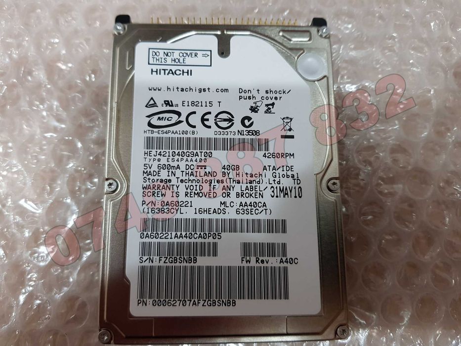 Hard disk-uri pentru RNS 510-30GB , 40GB , HDD SSD