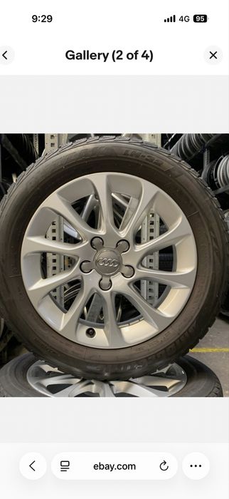 Оригинални капачки за джанти Audi 135mm.