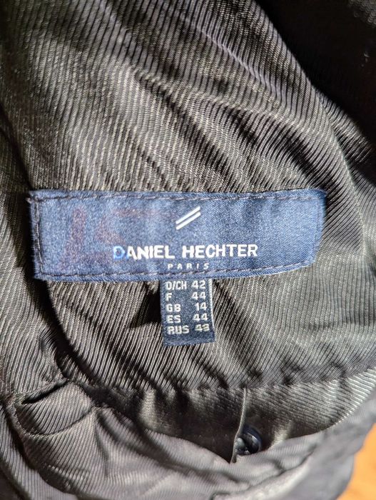 Palton damă verde Daniel Hechter, lână, cașmir, 42, elegant, clasic