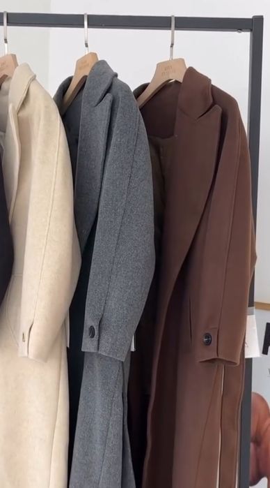 Женское пальто теплое