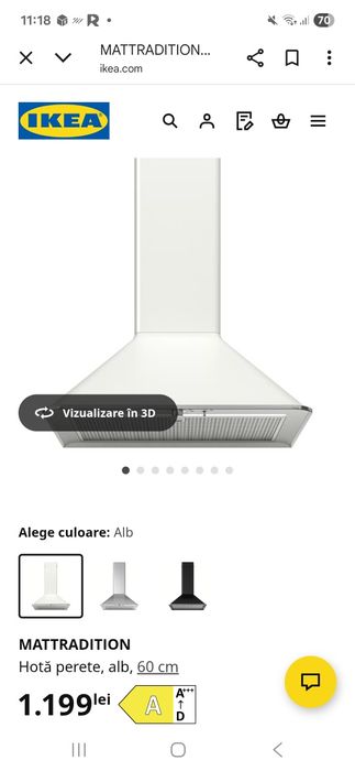 Vând doua hote noi in cutie