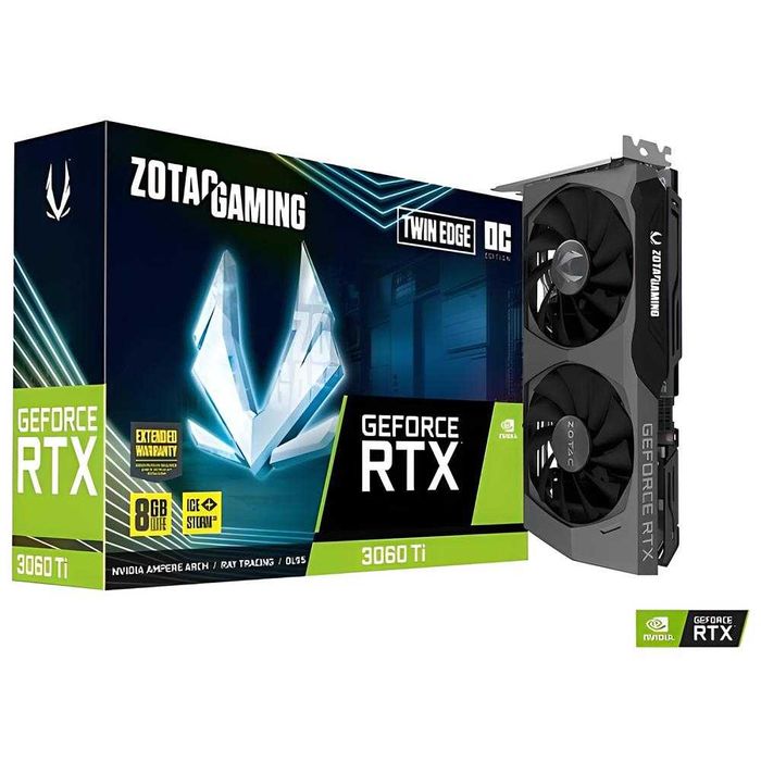 | Видеокарт GEFORCE RTX3060TI/192 bit/DDR6/8GB