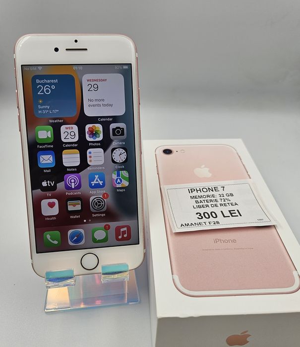 Amanet F28: Telefon Iphone 7 Roz(N)