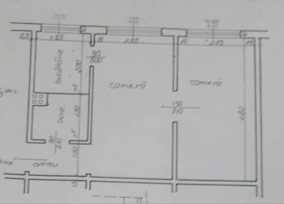 Inchiriez apartament cu doua camere de tip X, Zona Velenta