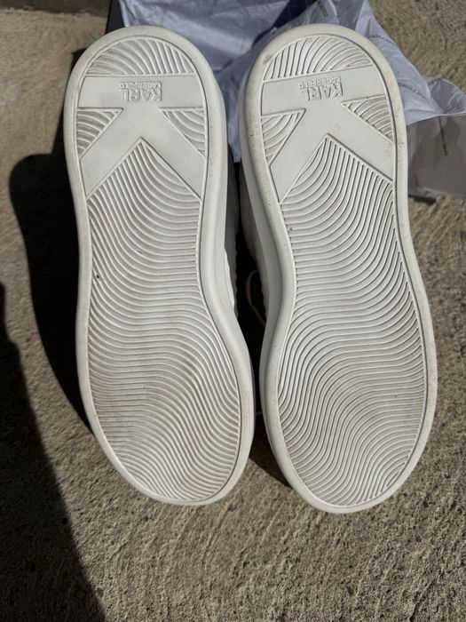 Karld Lagerfeld K/Monogram Kapri White