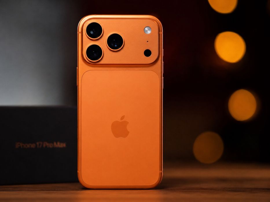 Продам iPhone 17 Pro Max стильный iPhone 17 Pro Max Цвет: оранжевый