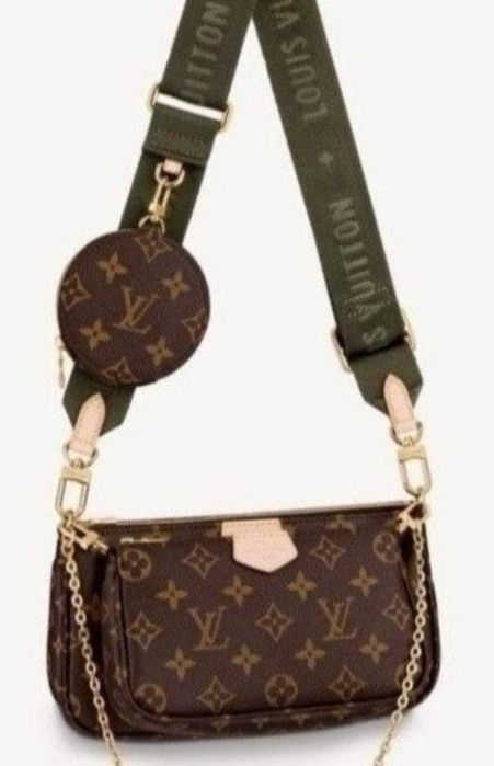 Geanta Louis Vuitton 3 în 1,feronerie metalica, super model, saculet
