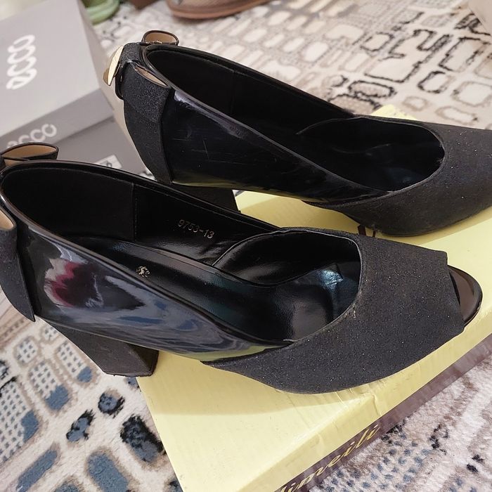 Туфли платформе с открытом носом