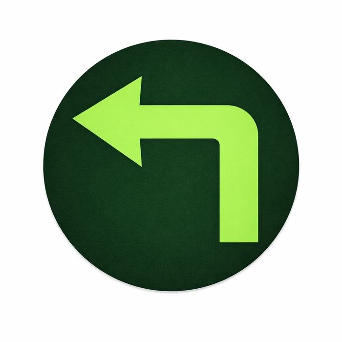 Напольный указатель вверх | стрелка вверх знак эвакуации | pol strelka