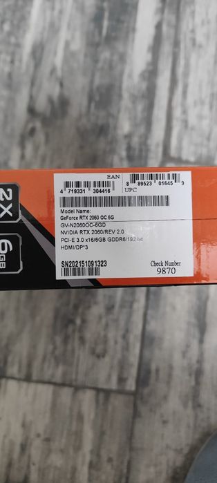 Placa video RTX 2060