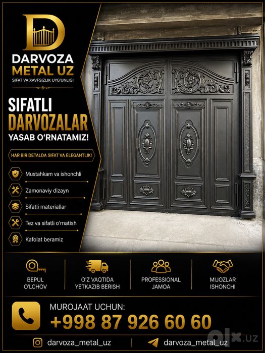 Darvoza o’rnatish xizmati