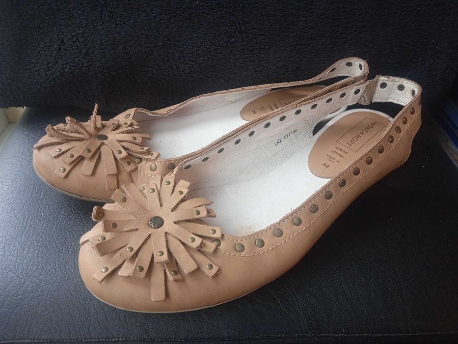 Италиански сандали от естествена кожа More & More, 39 номер