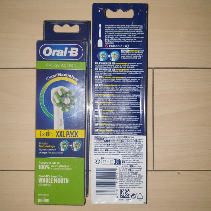 Set 8 rezerve Oral B Cross action sigilat