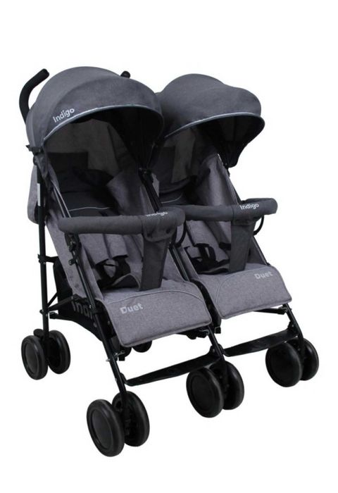 Коляска для двойни, двойная