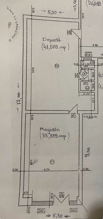 Vand spatiu /constructie in Orsova (MH)