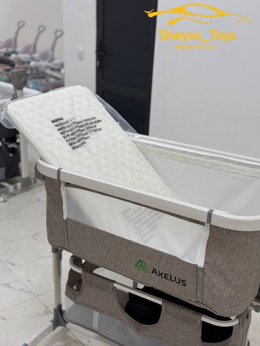 Автокачалка функциясига эга 3-таси 1-да портатив бешик, UrbanKit.