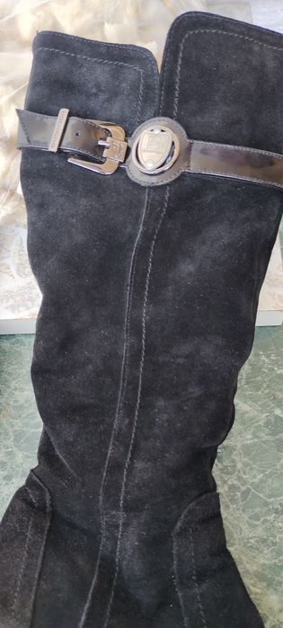 Замшевые сапоги 36 размер