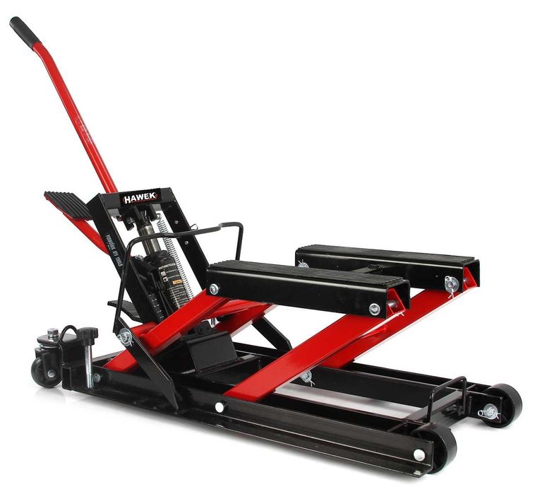 Хидравличен професионален крик за мотори и  ATV  , HAWEK