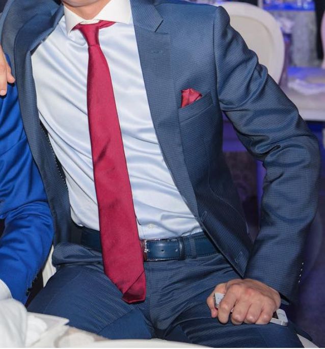 Костюм синий Pierre Cardin