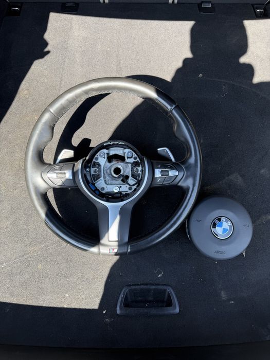 М волан с подгрев,вибрация бмв х5 х6 ф15 ф16 (volan s podgrev bmw x6)