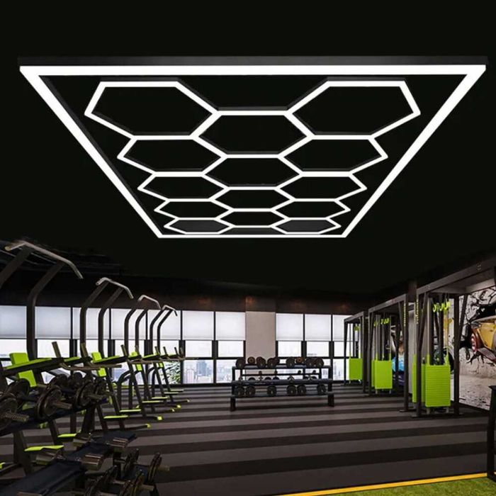 Hexagon LED decoratiune saloane