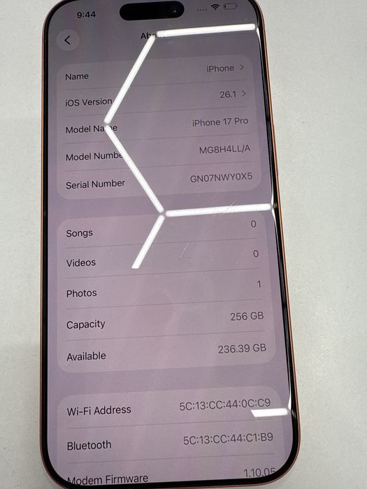 Iphone 17 Pro 256Gb nu citeste cartela si nici Esim